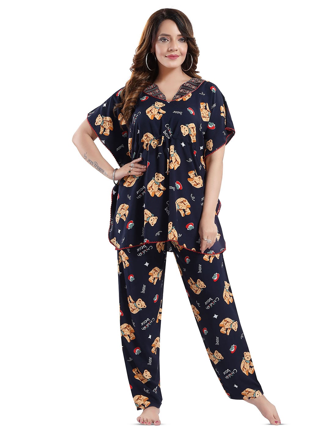 

Soulemo Kaftan Nightdress, Blue