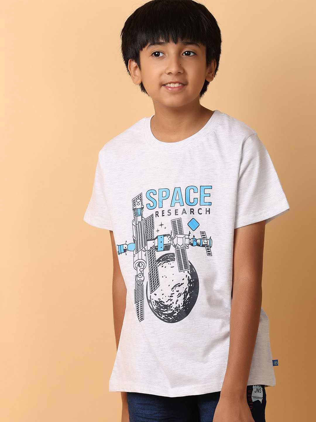 

V-Mart Boys Typography Printed T-shirt, White