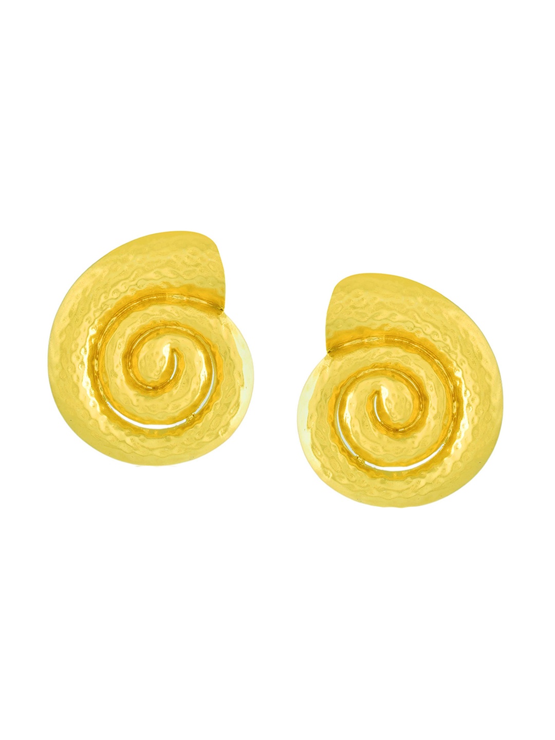 

ARVINO Gold-Plated Contemporary Studs Earrings