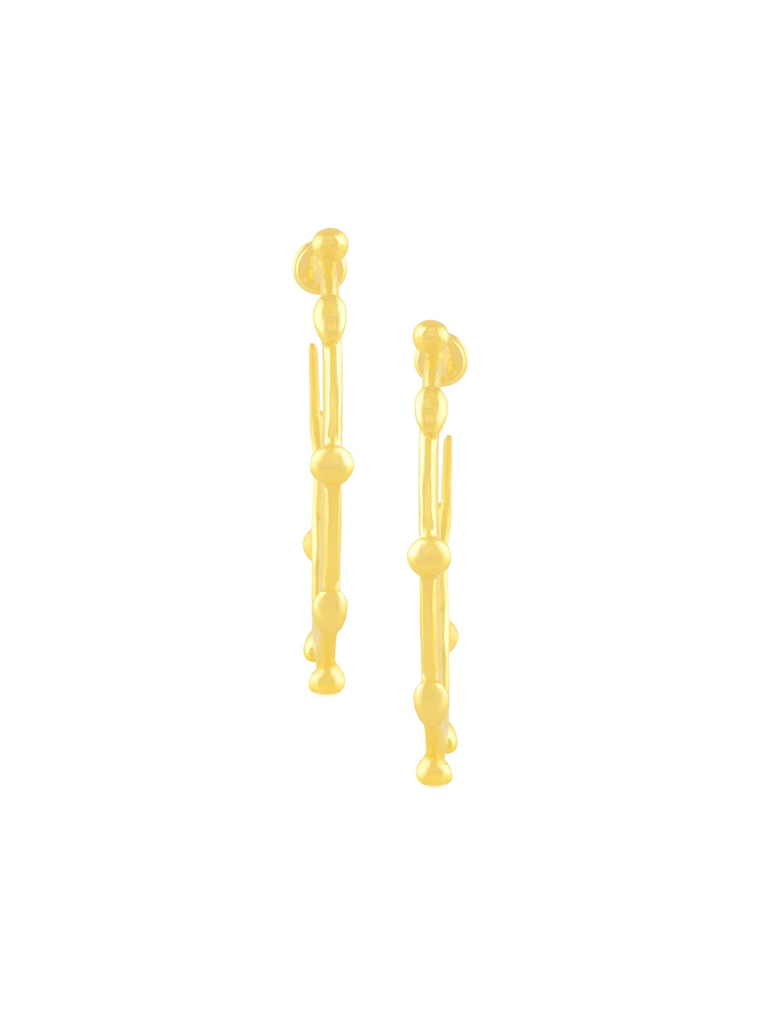 

ARVINO Gold-Plated Contemporary Hoop Earrings