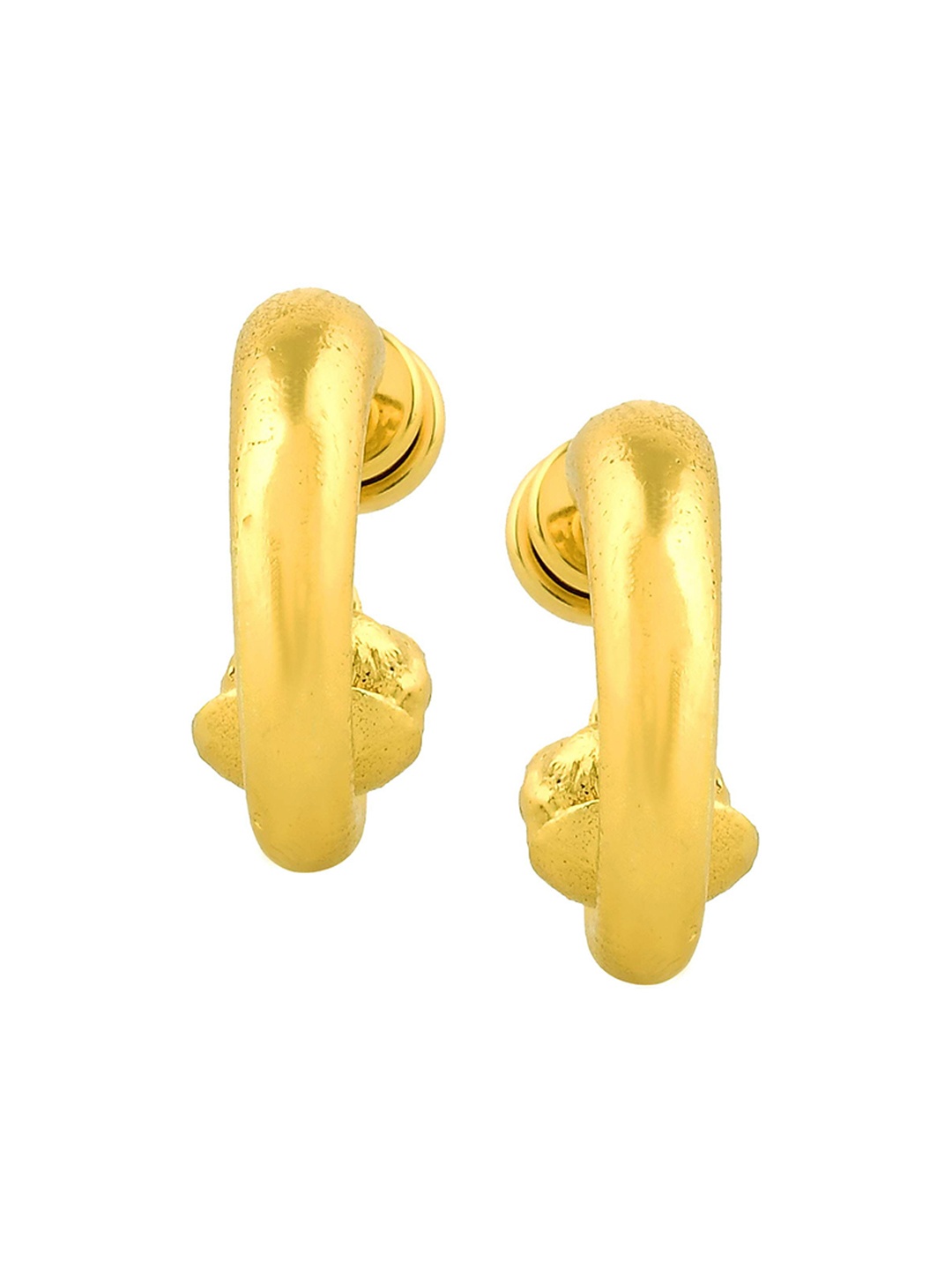 

ARVINO Gold-Plated Contemporary Studs Earrings
