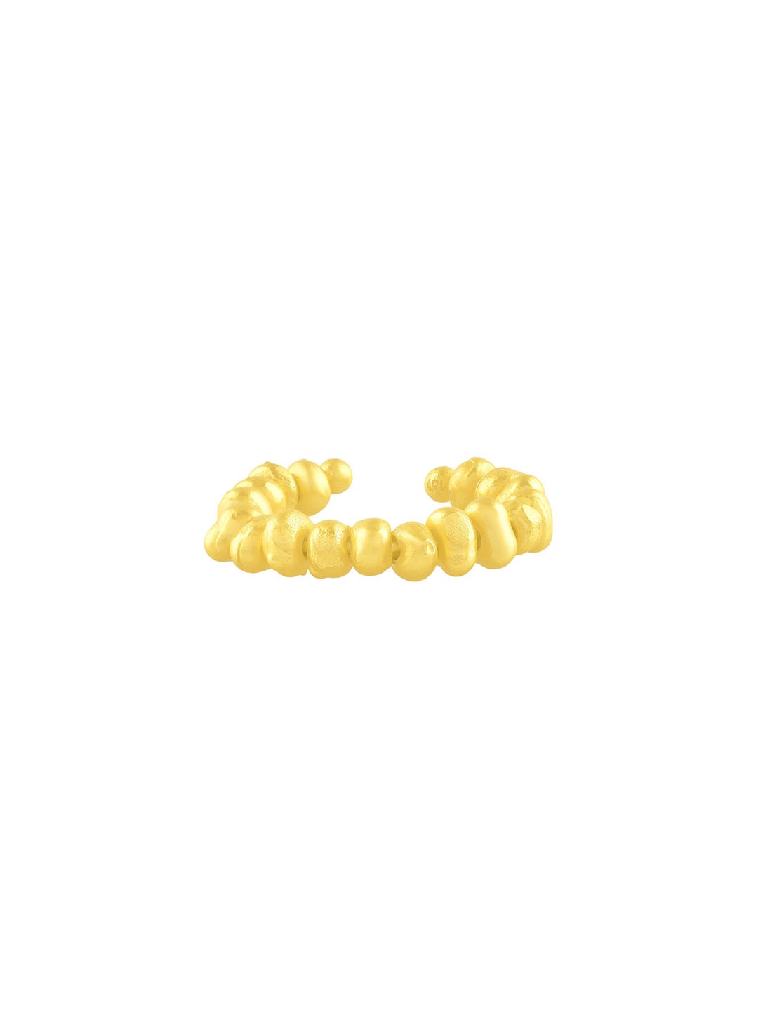 

ARVINO Gold-Plated Contemporary Ear Cuff Earrings