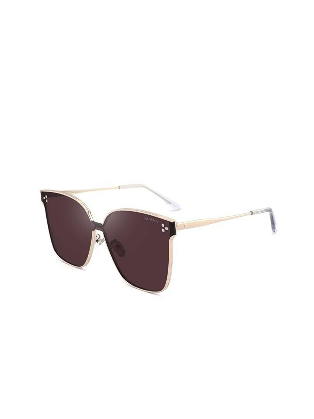 

AUGEN Unisex Square Sunglasses with UV Protected Lens VI-SG-152-C4, Brown