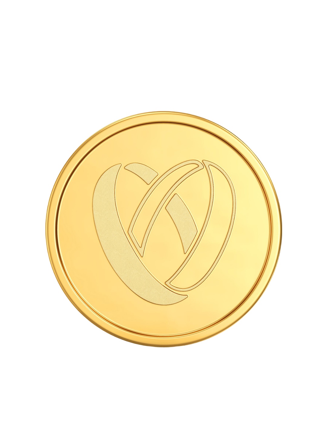 

Joyalukkas Floral 22KT Gold Coin- 2 gm