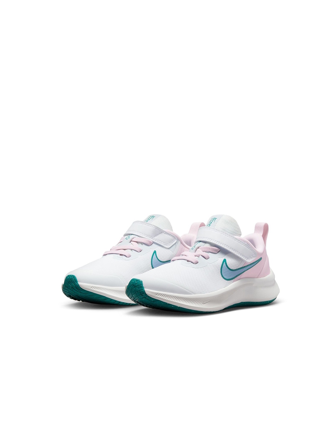 

Nike Star Runner 3 Younger Kids' Unisex Kids Velcro Running Shoes, White