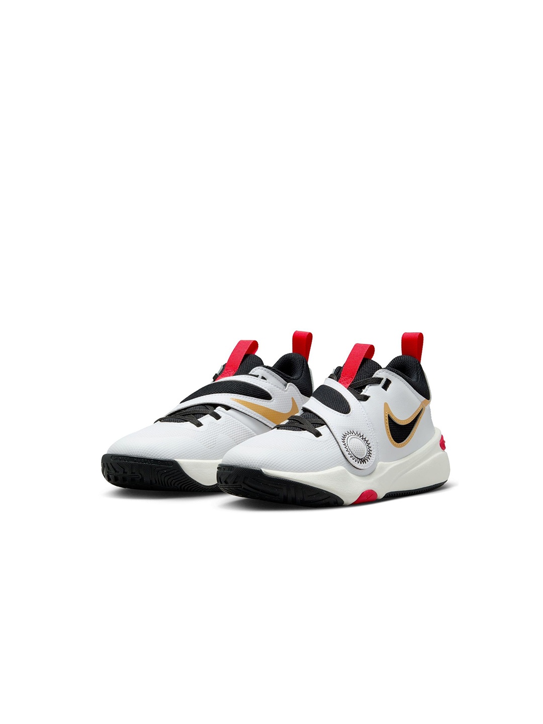 

Nike Team Hustle D 11 Older Unisex Kids' Lace-Ups Basketball Shoes, White
