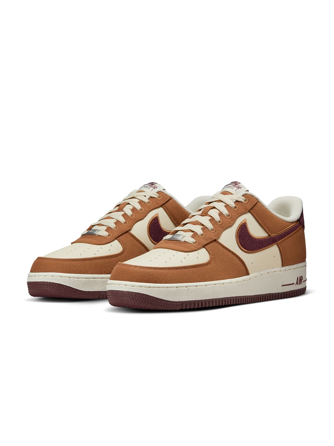 

Nike Air Force 1 '07 LV8 Men's Colourblocked Sneakers, Brown