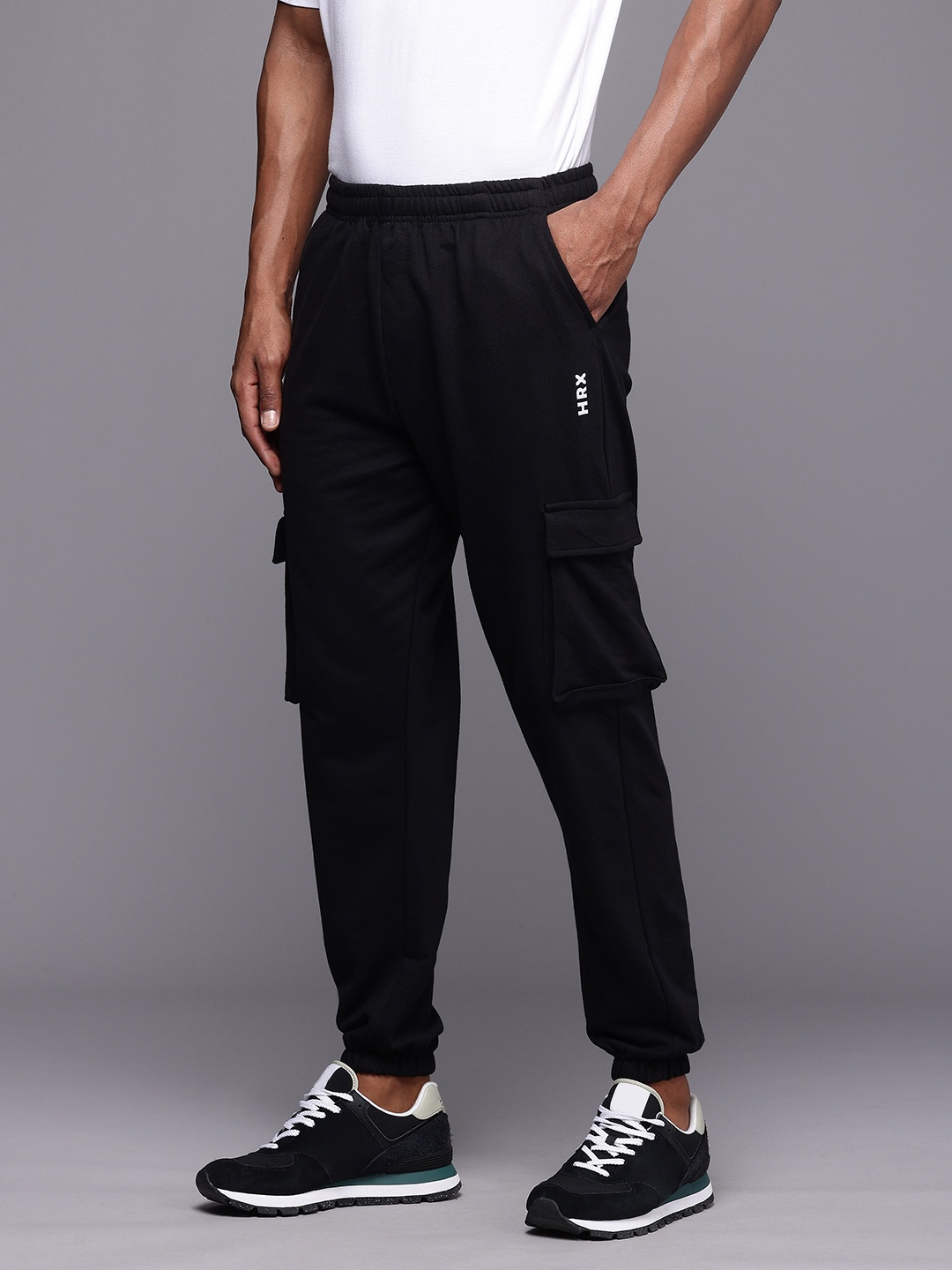 

HRX by Hrithik Roshan Cargo Joggers, Black