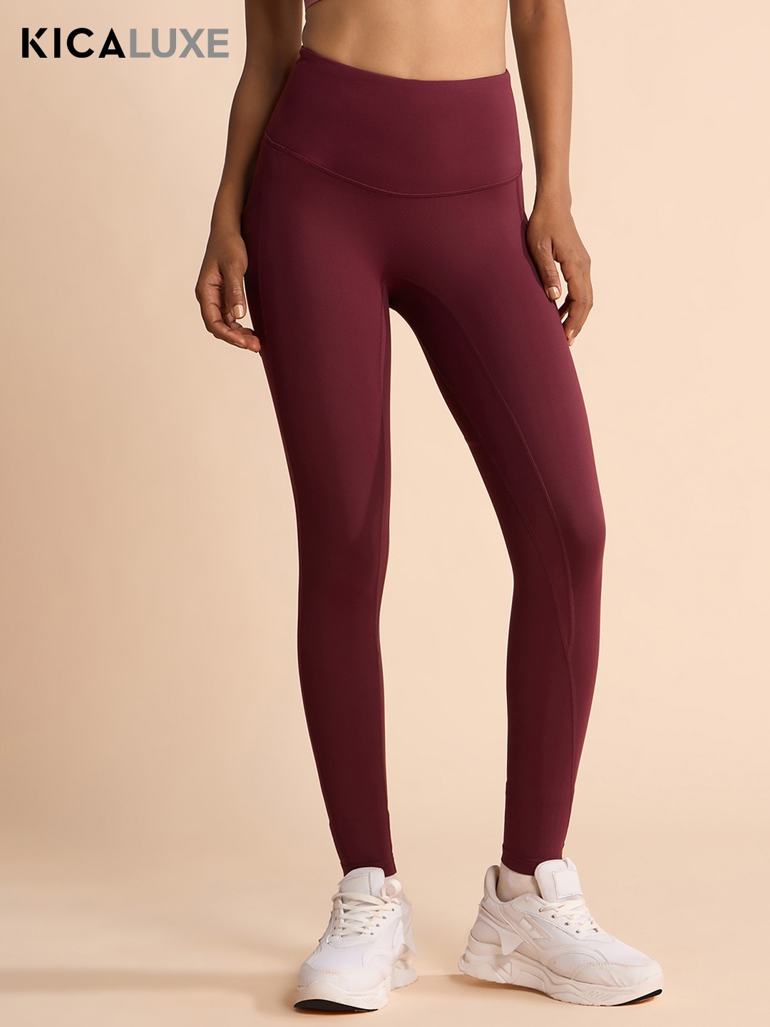 

Kica Women Ultra Soft Second SKN Luxe Active Leggings, Pink