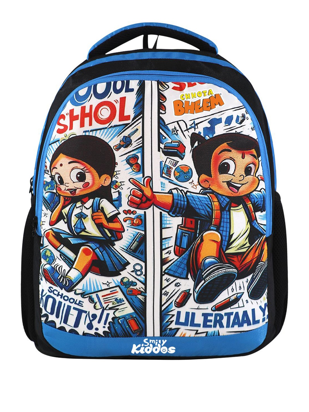 

Smily Kiddos Unisex Kids Graphic Printed Ergonomic Backpack, Blue