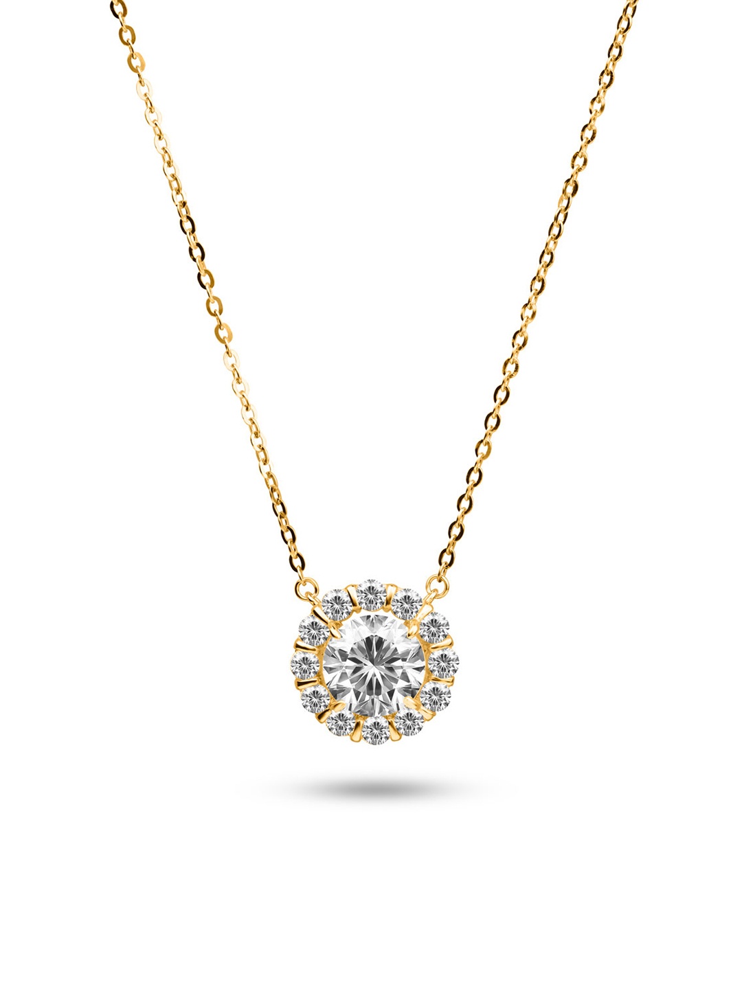 

Nistra Sterling Silver Gold-Plated Necklace