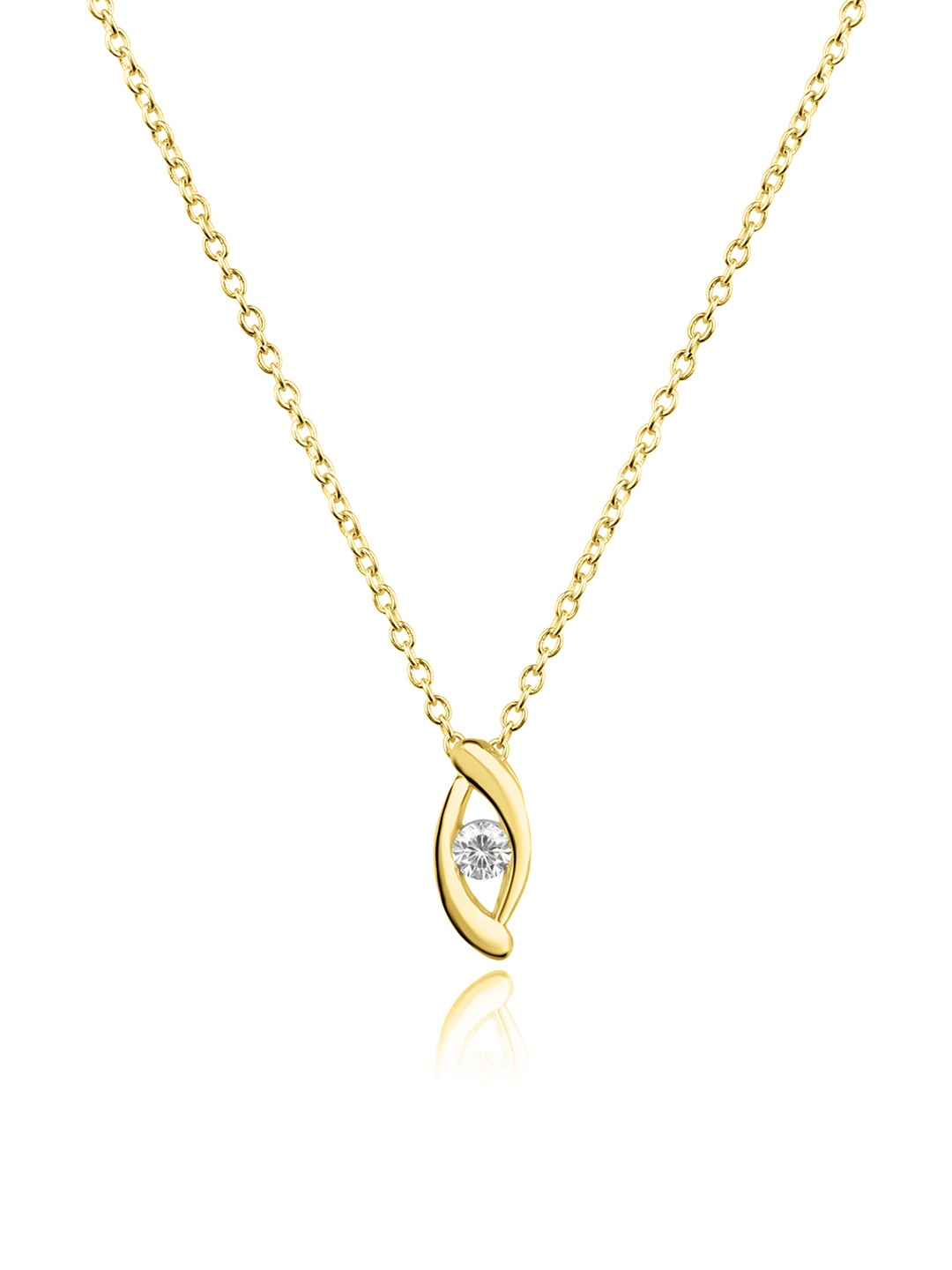 

Nistra Women Sterling Silver Gold-Plated Necklace