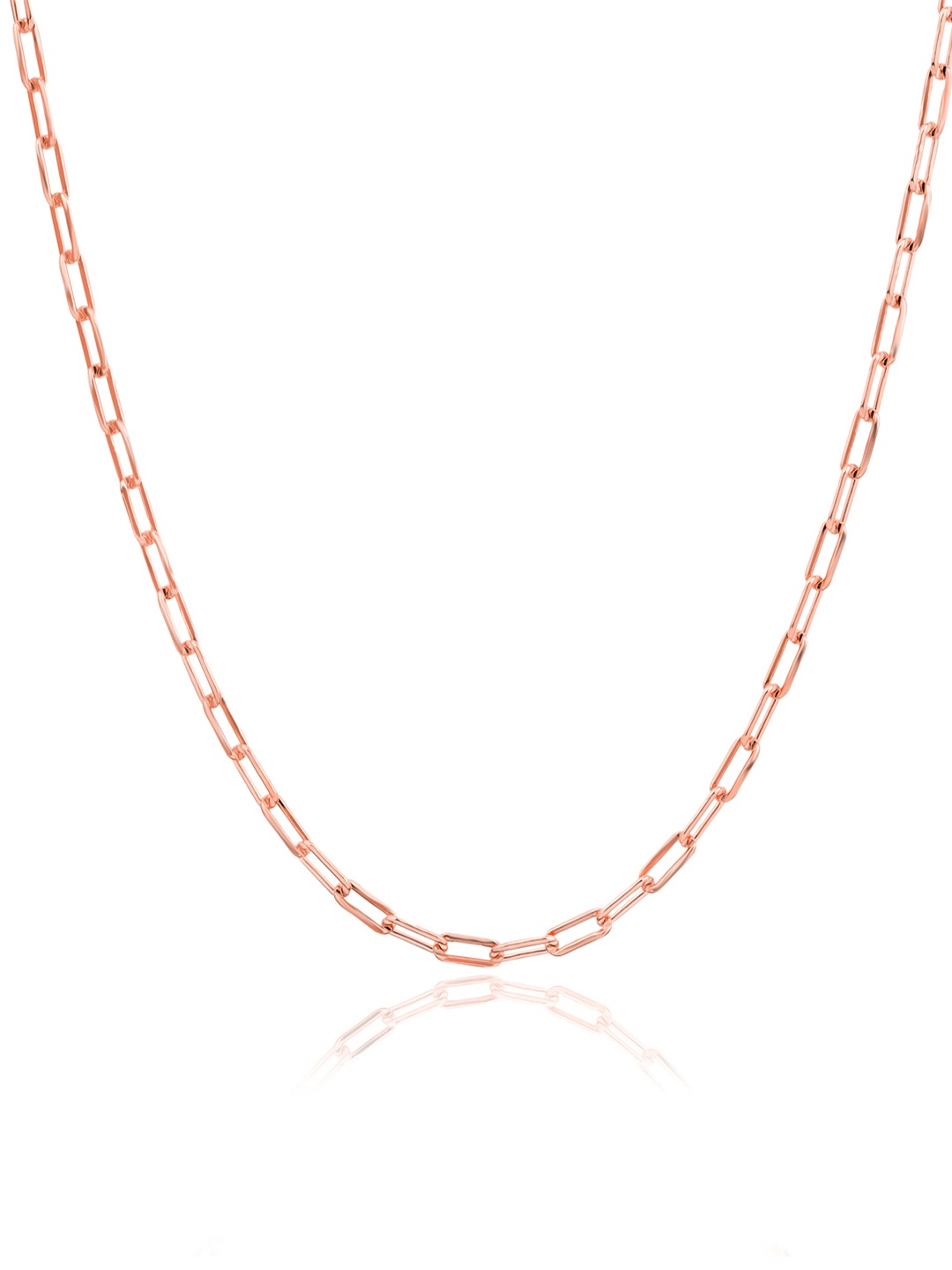 

Nistra women Sterling Silver Rose Gold-Plated Chain