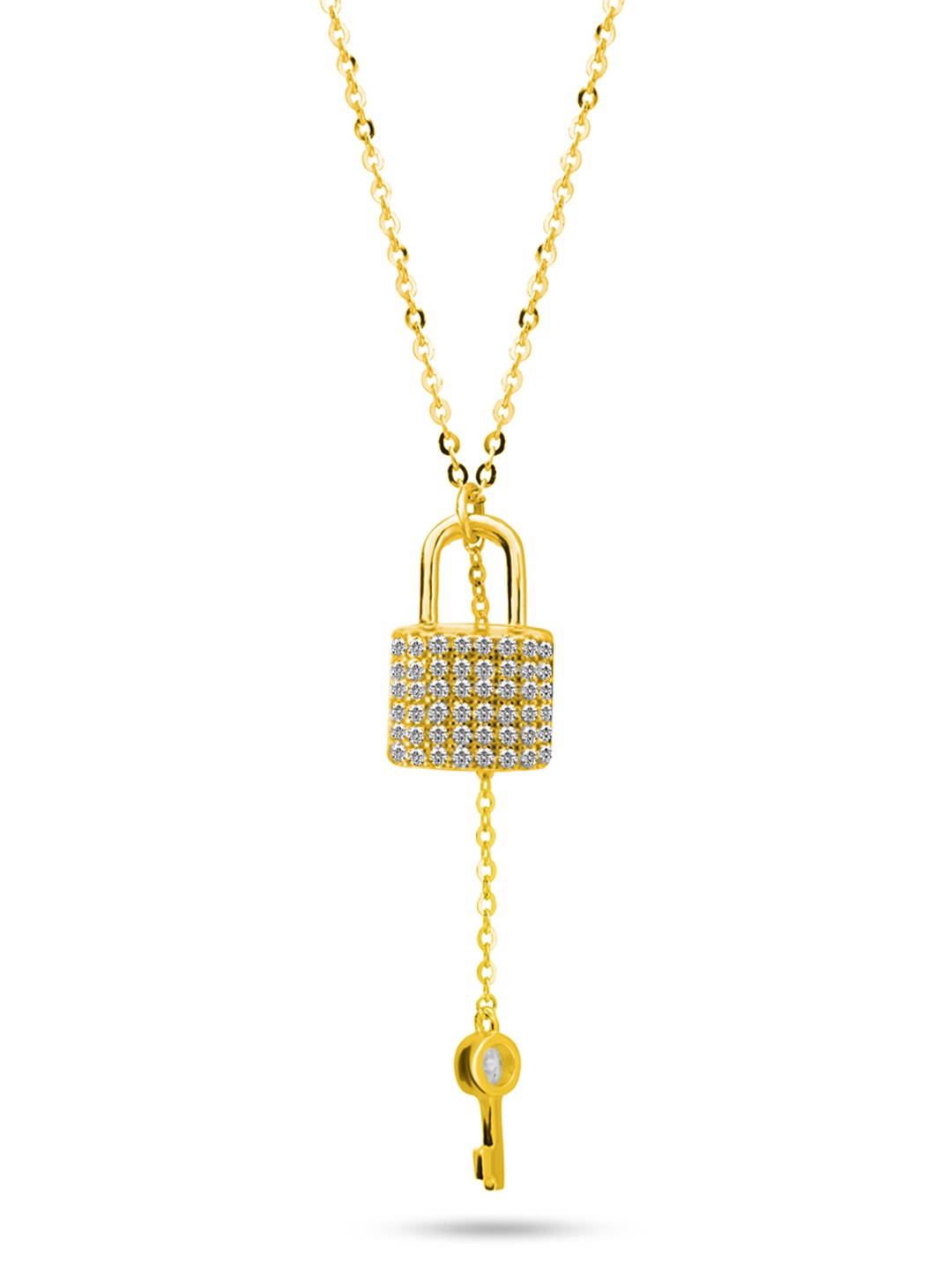 

Nistra Sterling Silver Gold-Plated Necklace