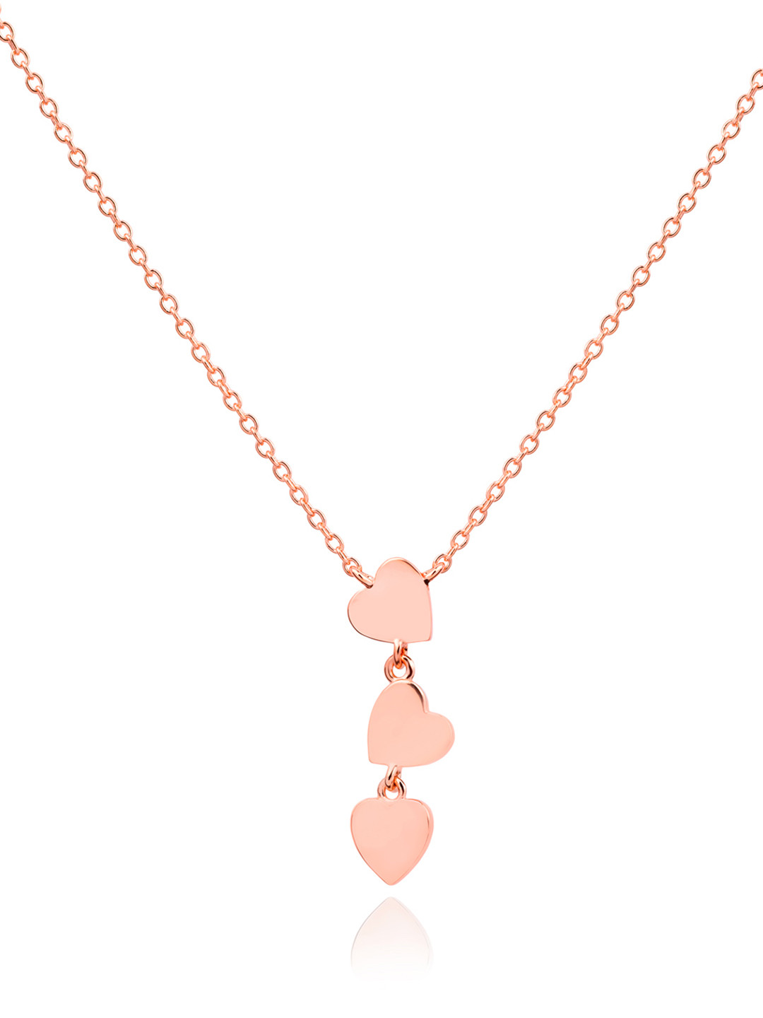 

Nistra Sterling Silver Rose Gold-Plated Necklace