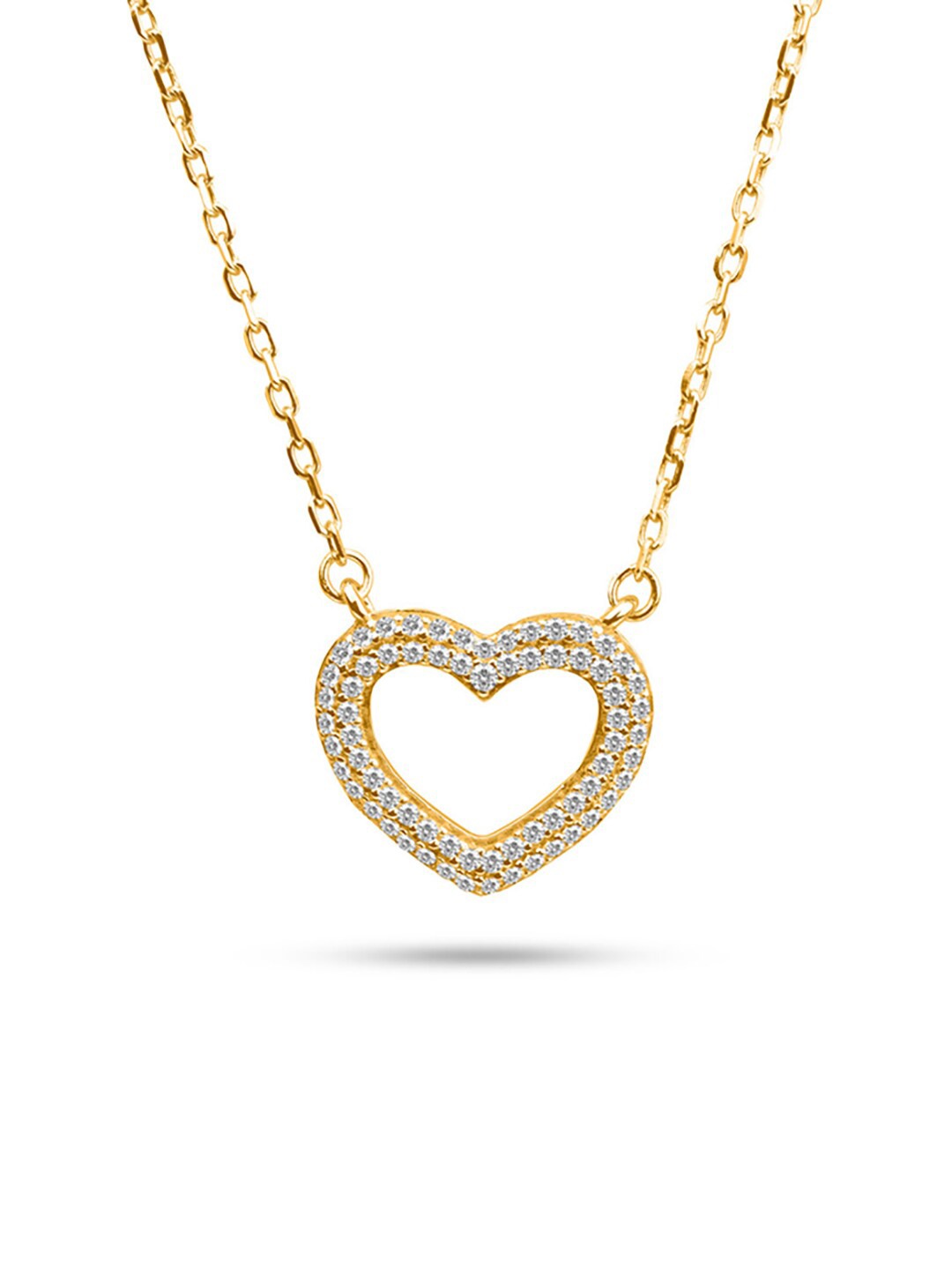 

Nistra Women Sterling Silver Gold-Plated Necklace