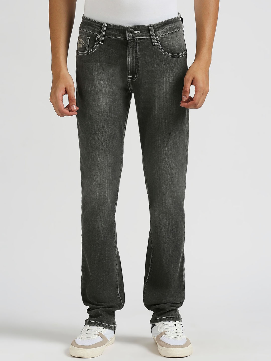 

Pepe Jeans Men Slim Fit Stretchable Jeans, Grey