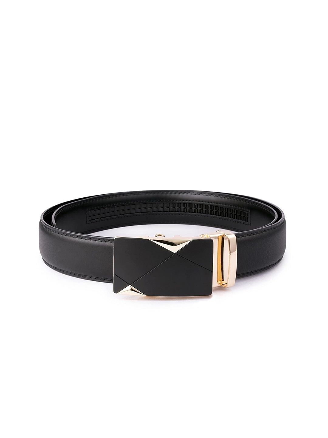

Zacharias Men Leather Belt, Black