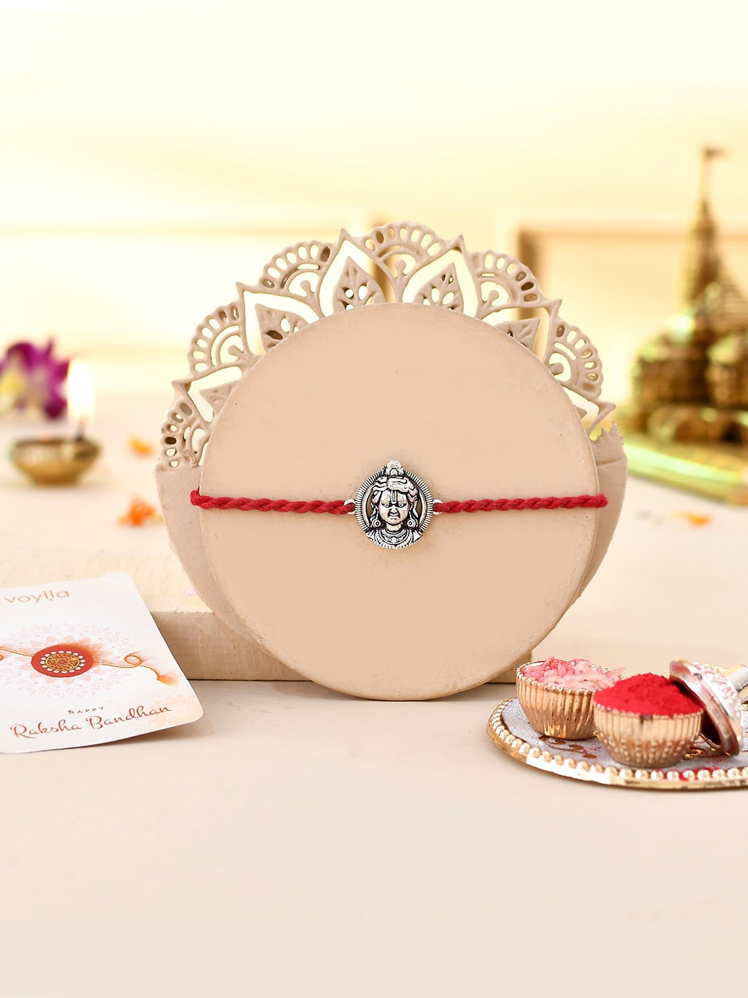 

Voylla Thread Rakhi, Silver