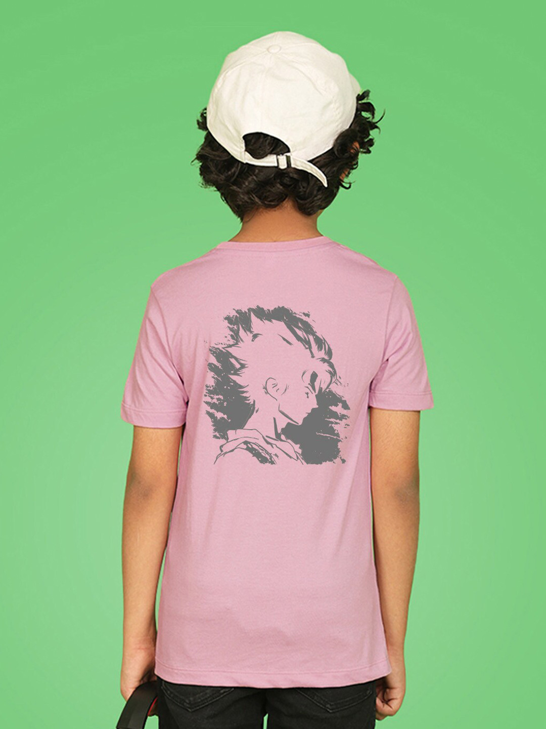 

NUSYL Boys Graphic Printed Round Neck T-shirt, Pink