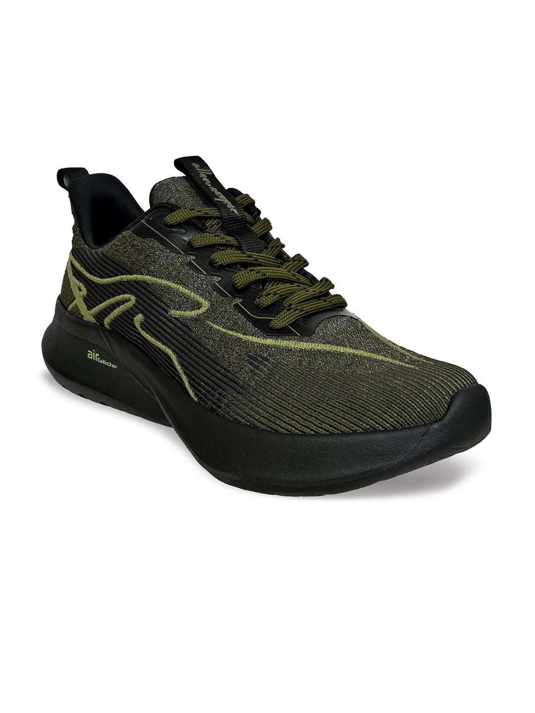 

Allen Cooper Men Mesh Running Non-Marking Shoes, Black