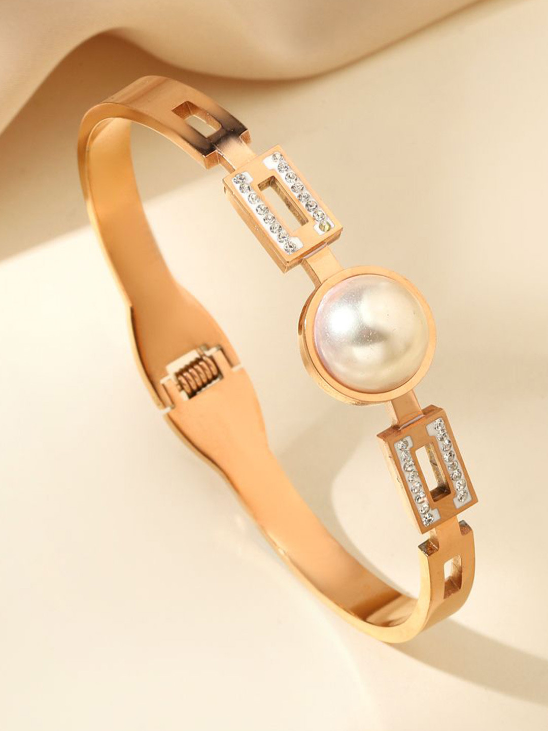 

SALTY Twilight Trellis Stainless Steel Wraparound Bracelet, Gold