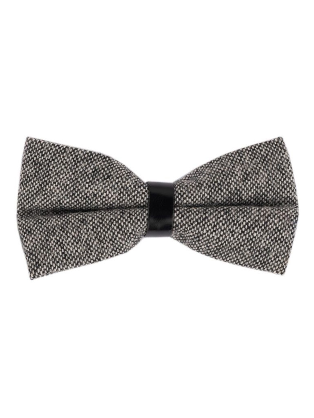 

The Tie Hub Men Woollen Bow Tie, Grey