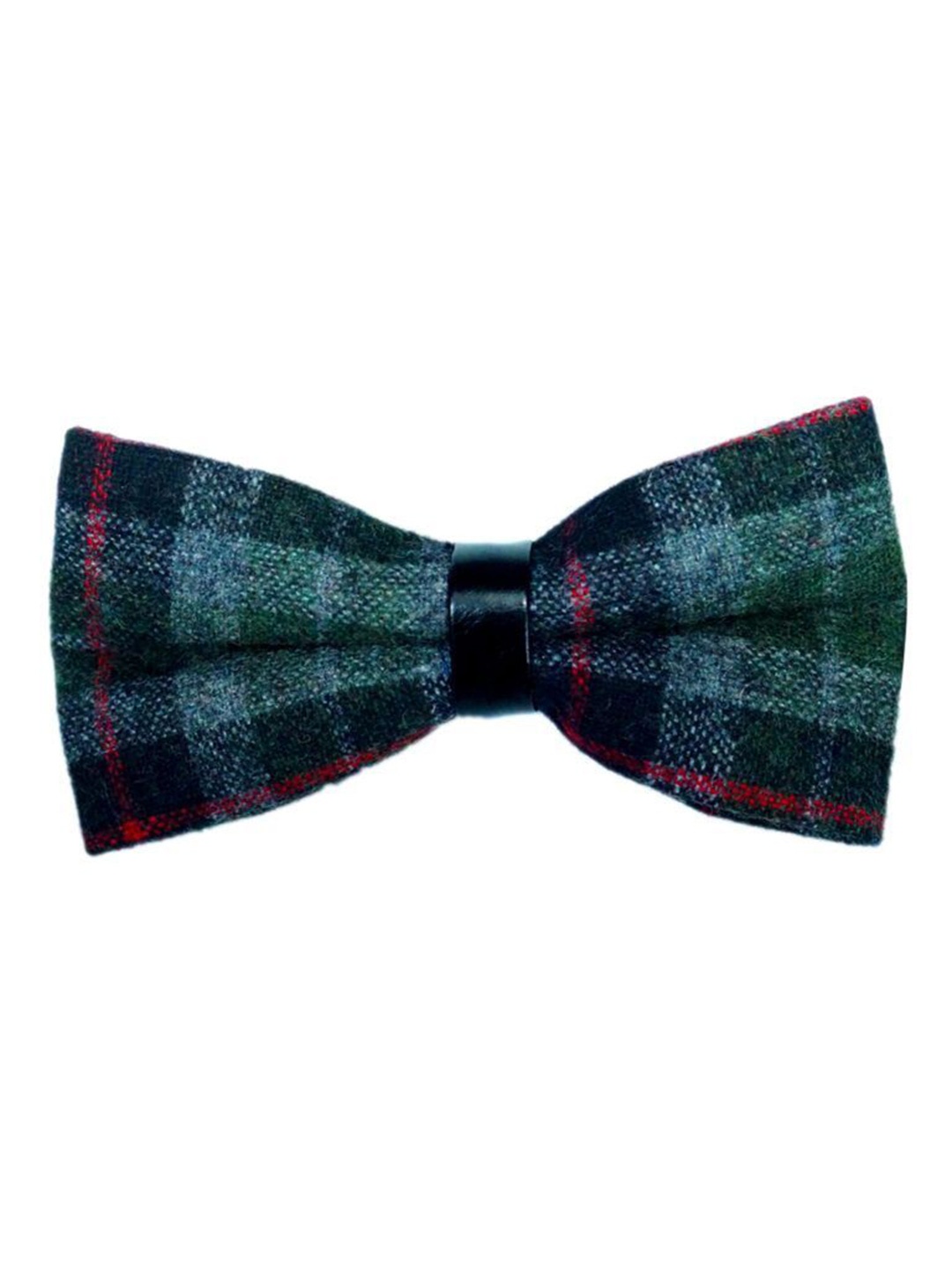 

The Tie Hub Men Checked Woollen Bow Tie, Blue