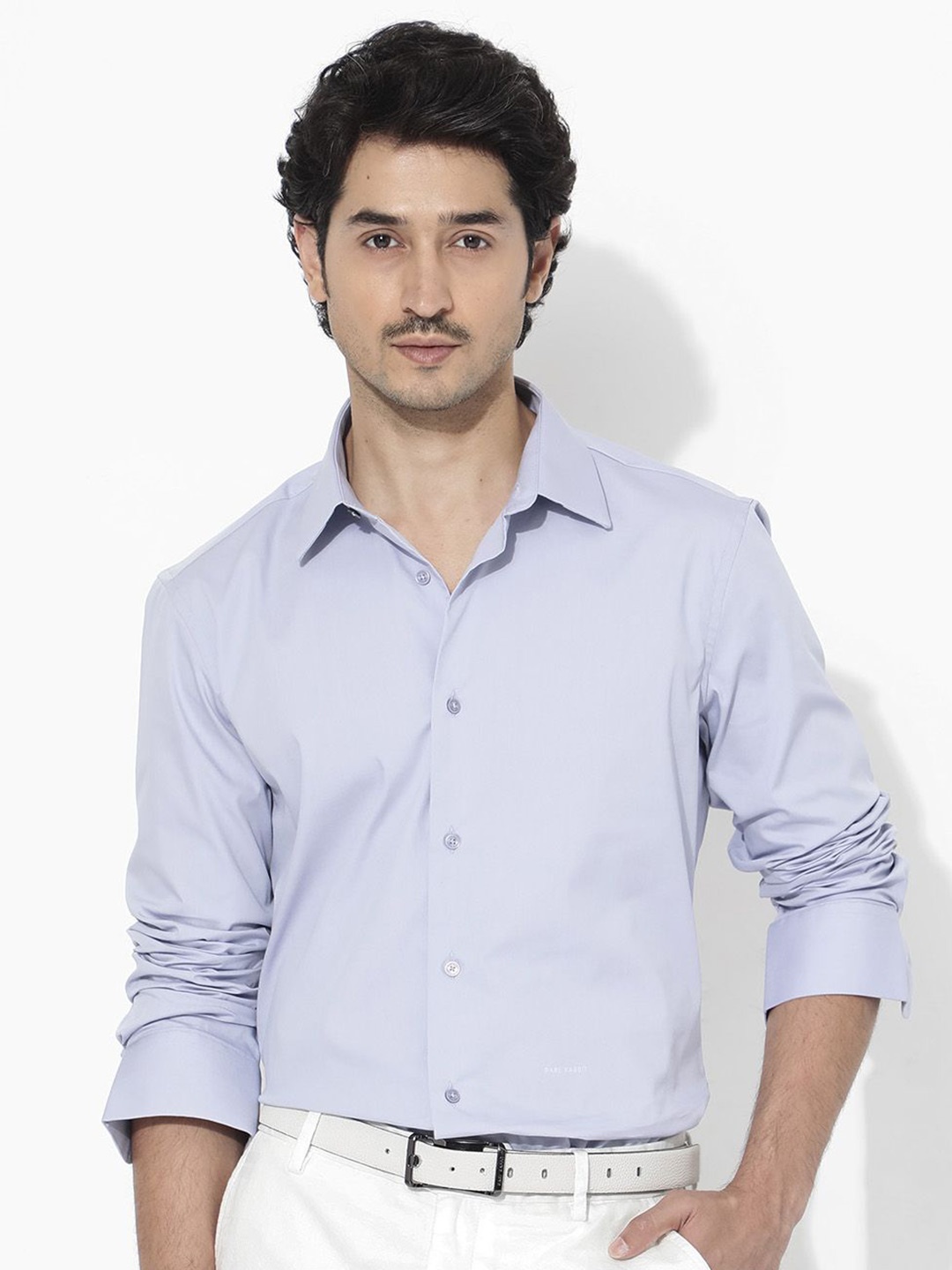 

RARE RABBIT Men Bendict Regular Fit Opaque Shirt, Purple