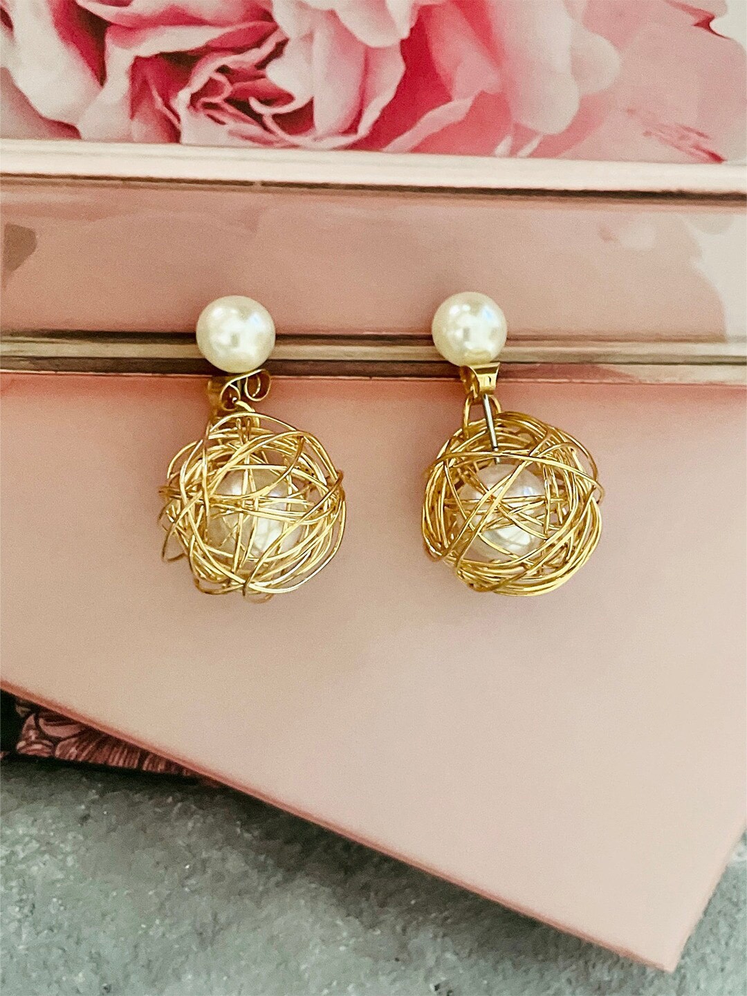 

Xivir Contemporary Drop Earrings, Gold