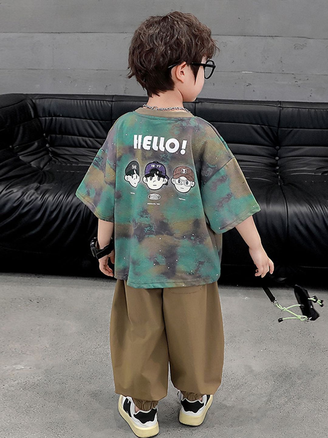 

INCLUD Boys Mutant Ninja Turtles T-shirt With Trouser, Khaki