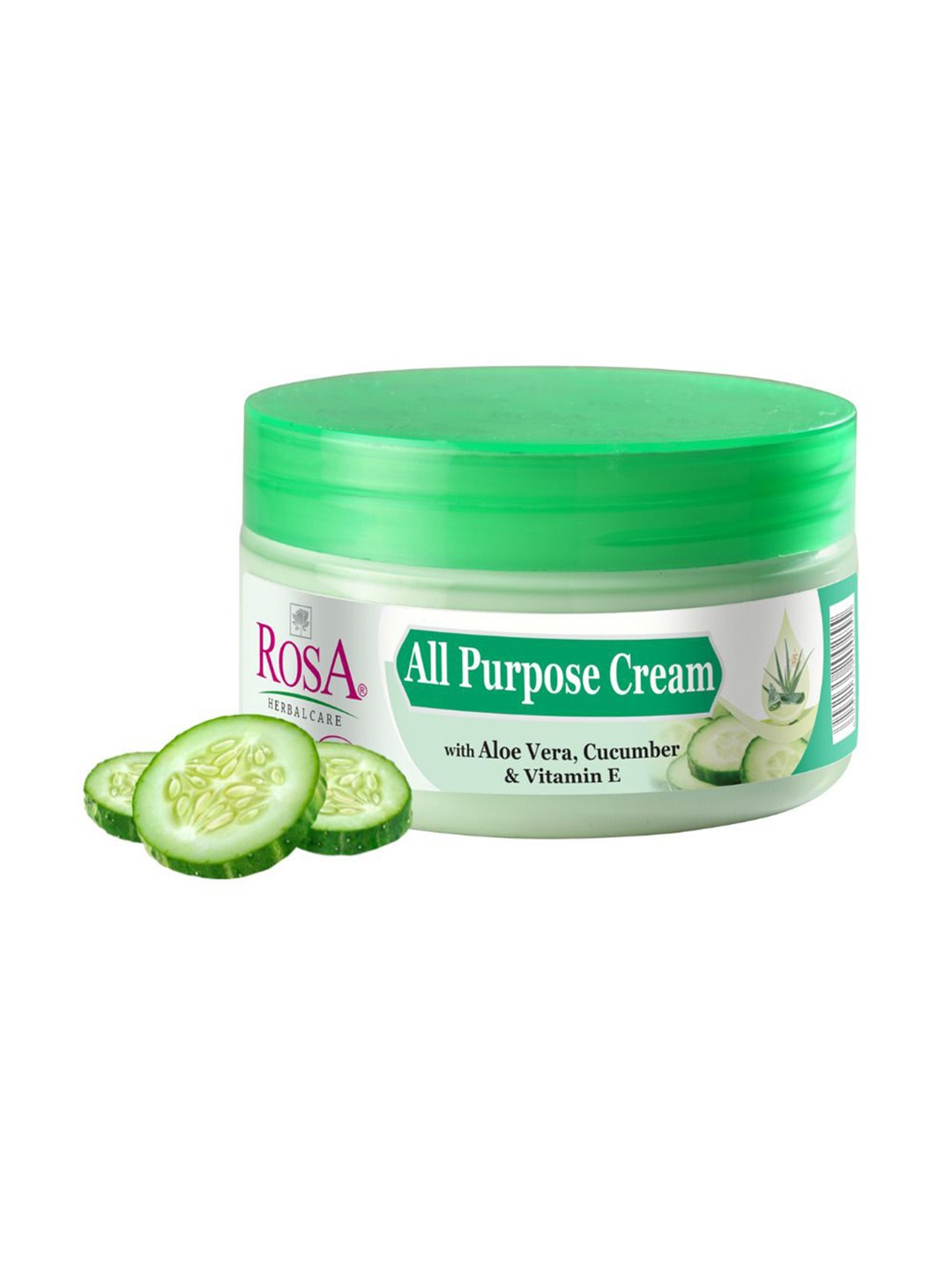 

ROSA All Purpose Cream with Aloe Vera & Cucumber - 500 ml, Green