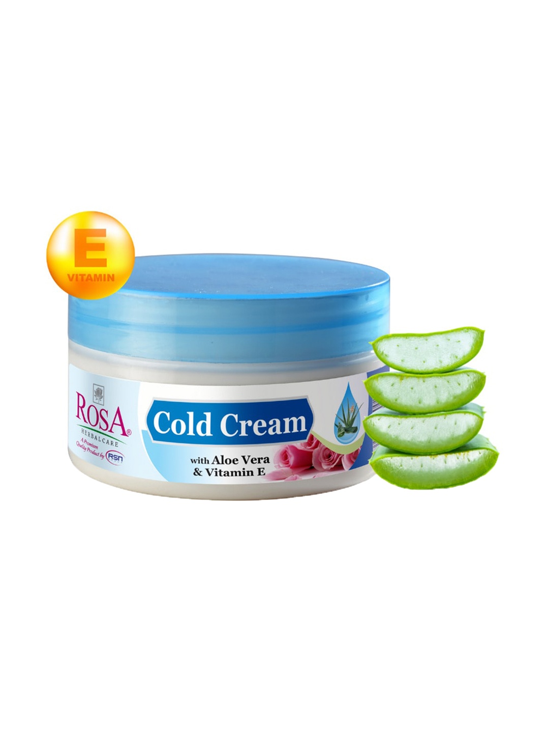 

ROSA Cold Cream with Aloe Vera & Vitamin E - 200 ml, White