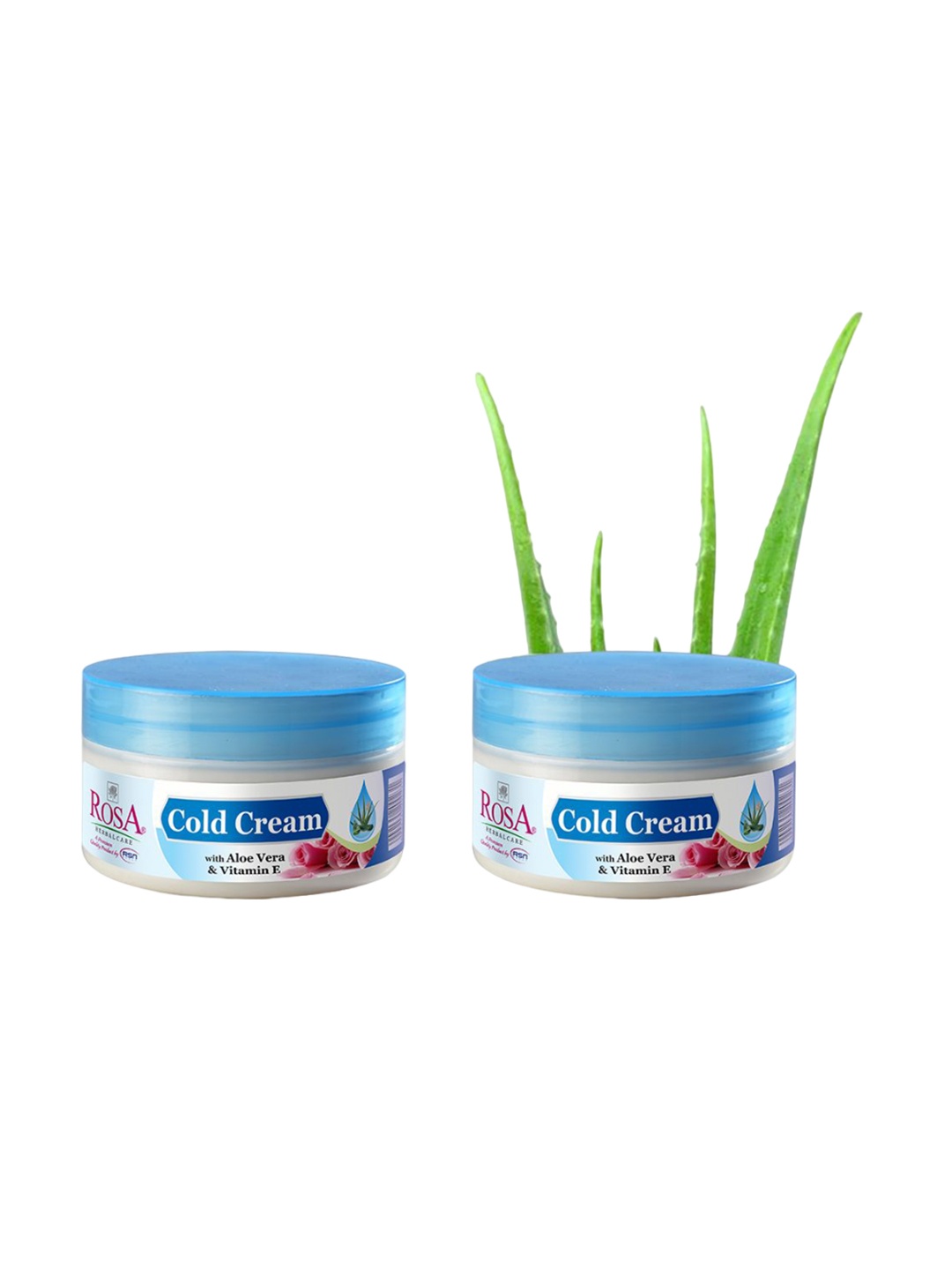 

ROSA Set of 2 Cold Cream with Aloe Vera & Vitamin E - 100 ml each, White