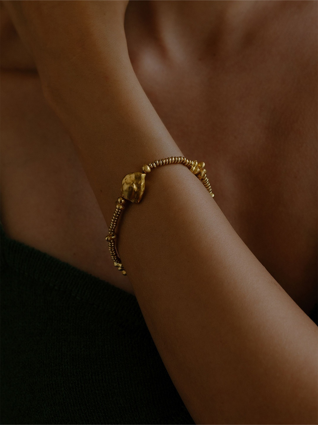 

ARVINO Gold-Plated Wraparound Bracelet