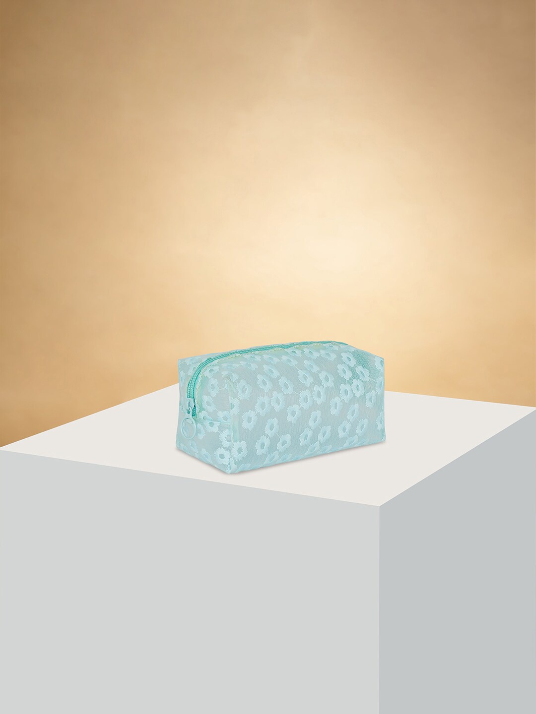 

Forever Glam by Pantaloons Textured Pouch Travel Accessory, Blue
