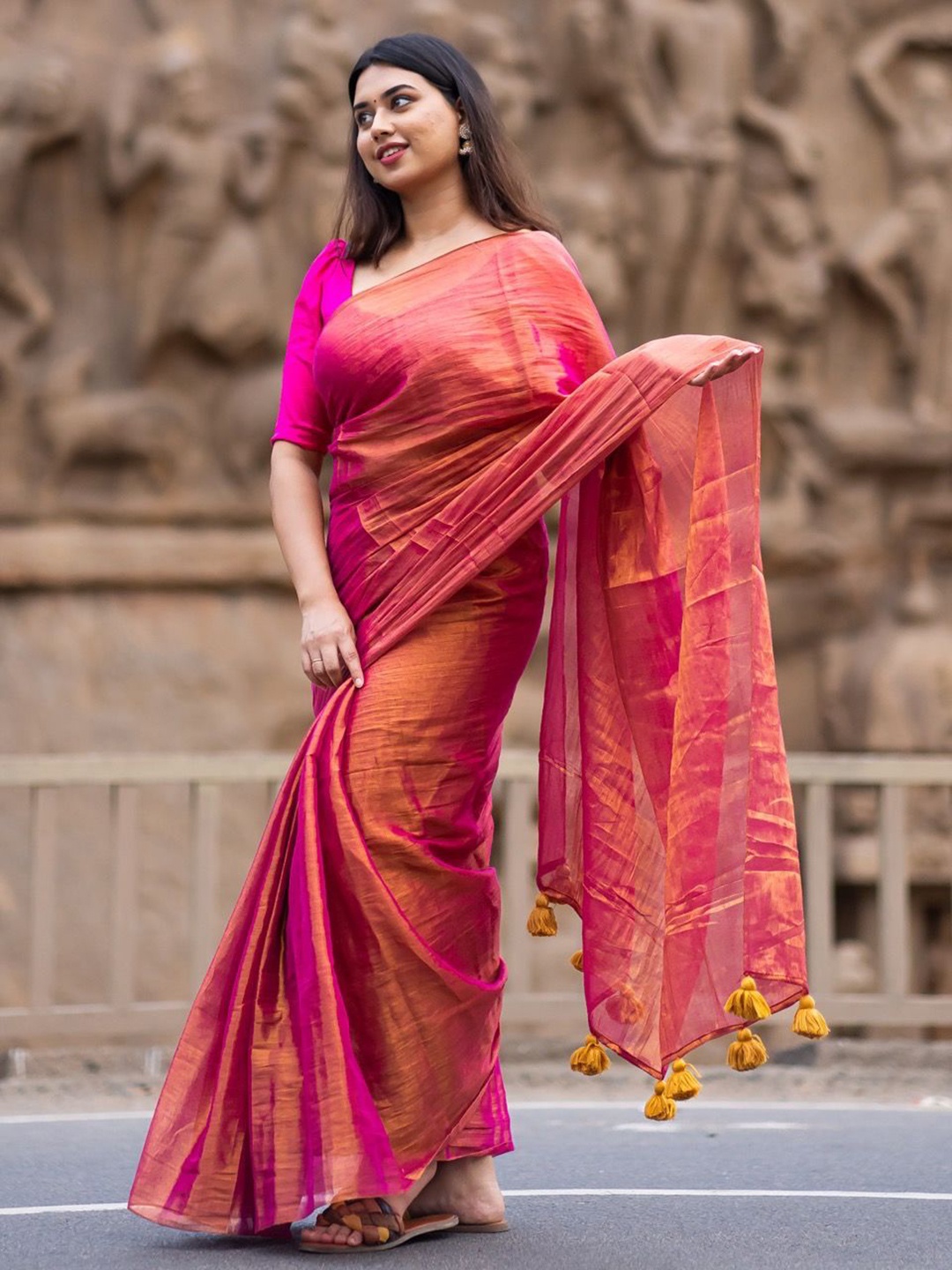 

I LOVE SAREES Saree, Pink