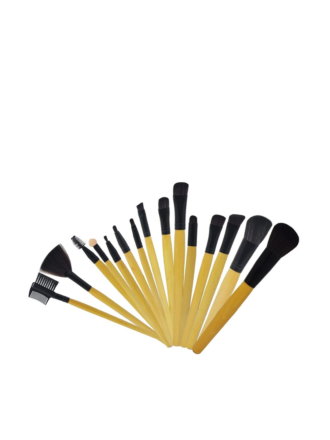 

Adbeni Set Of 15 Makeup Brush Set, Black