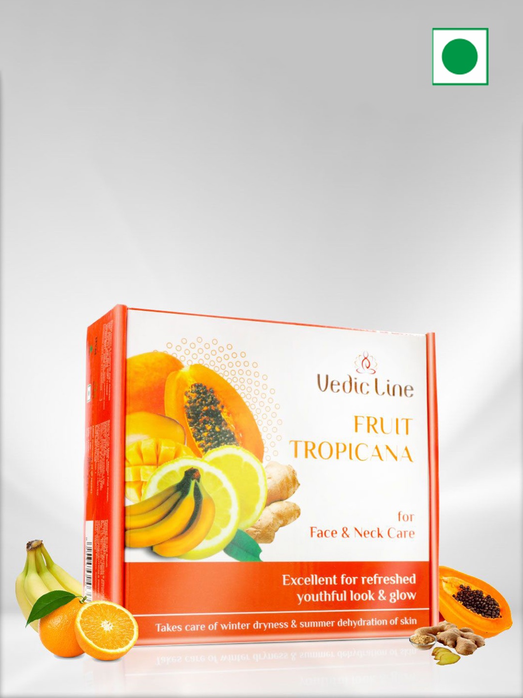 

Vedicline Fruit Tropicana Facial Kit For Skin Exfoliation - 400 ml, White
