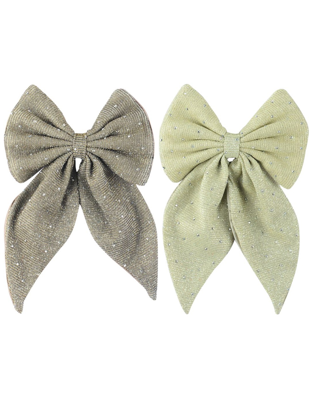 

Radhu & Kabby Women Set of 2 Alligator Hair Clip, Green