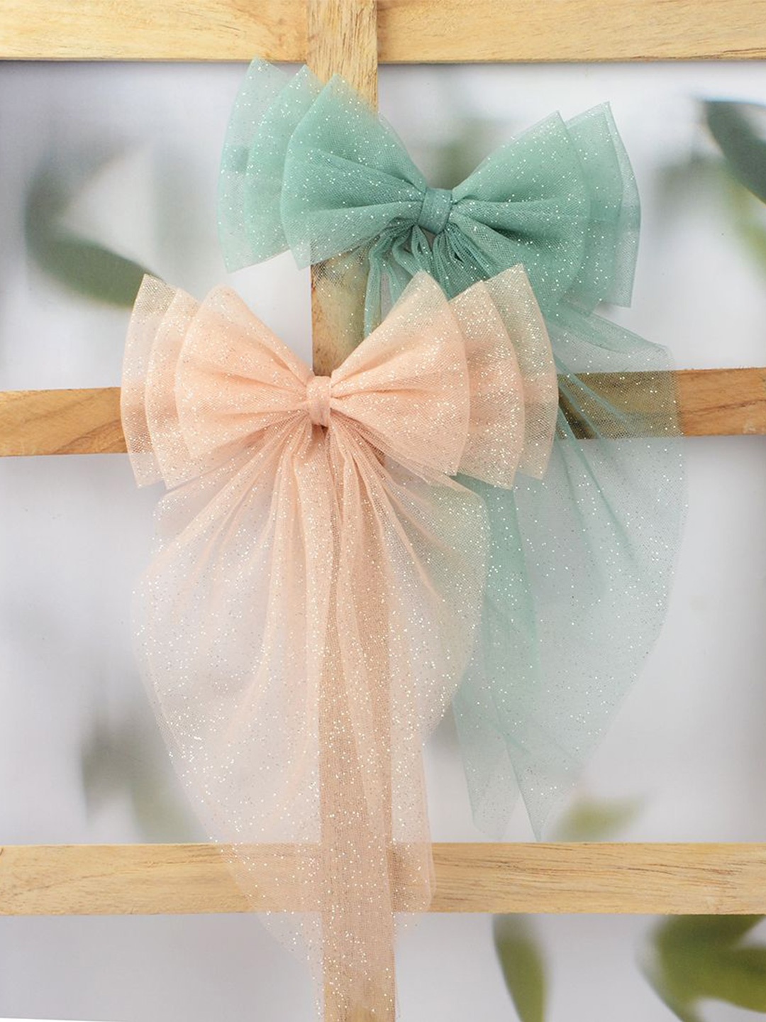 

Radhu & Kabby Women Set Of 2 Alligator Hair Clip, Peach