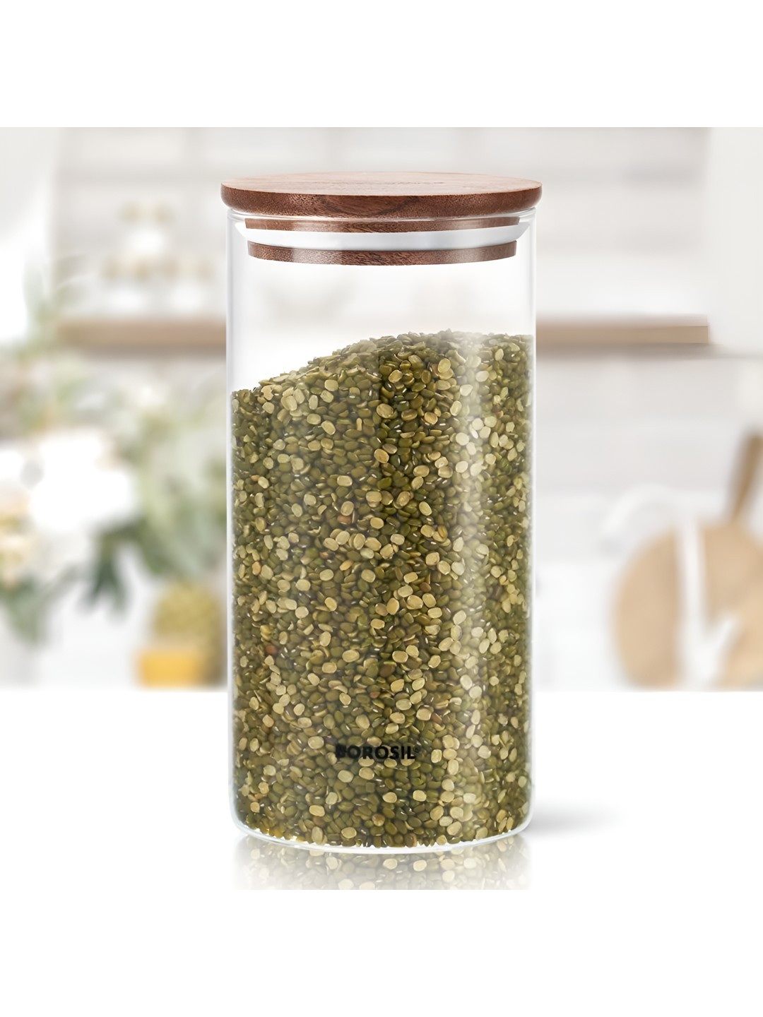 

BOROSIL Transparent Classic Glass Storage Container 1.2L
