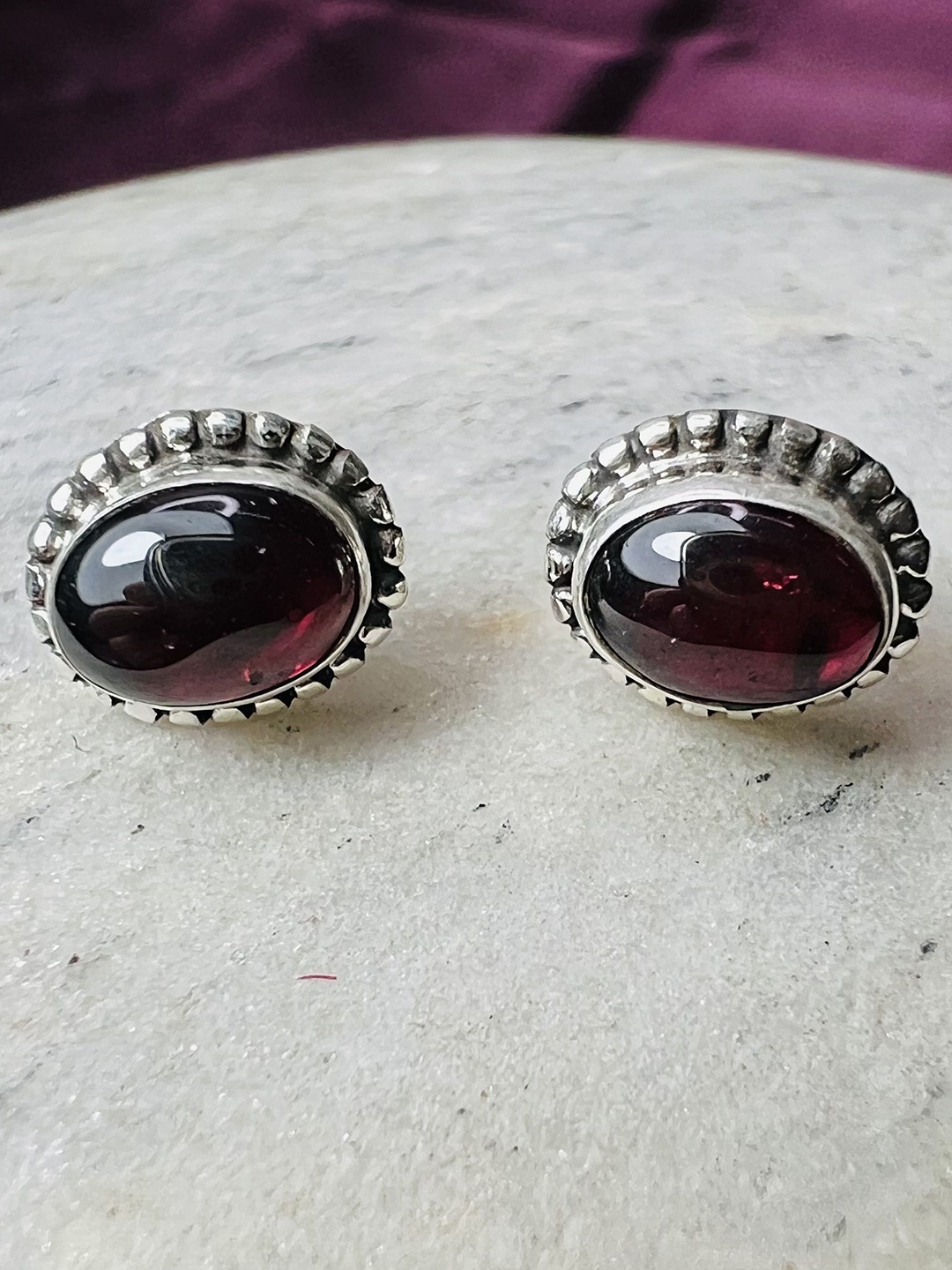 

Arte Jewels Women 92.5 Sterling Silver Stone-Studded Stud Earrings