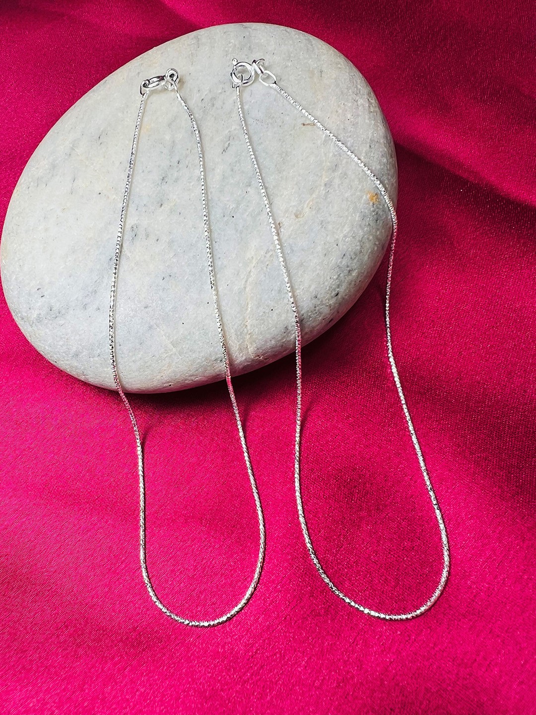 

Arte Jewels Set Of 2 92.5 Sterling Silver Anklet