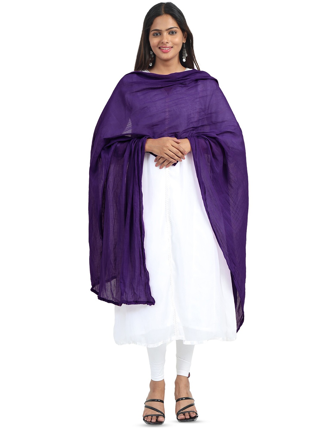 

MIRAAN Dupatta, Purple
