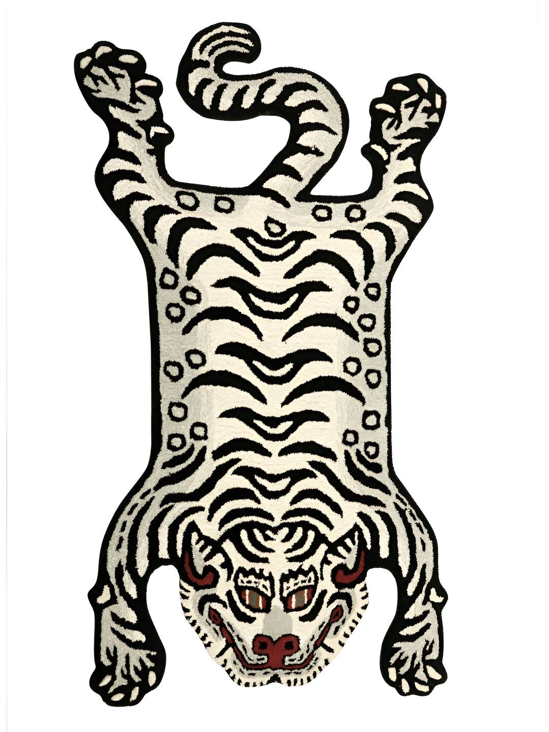 

Exotic India Black Beauty Tibetan Tiger Wool Mat