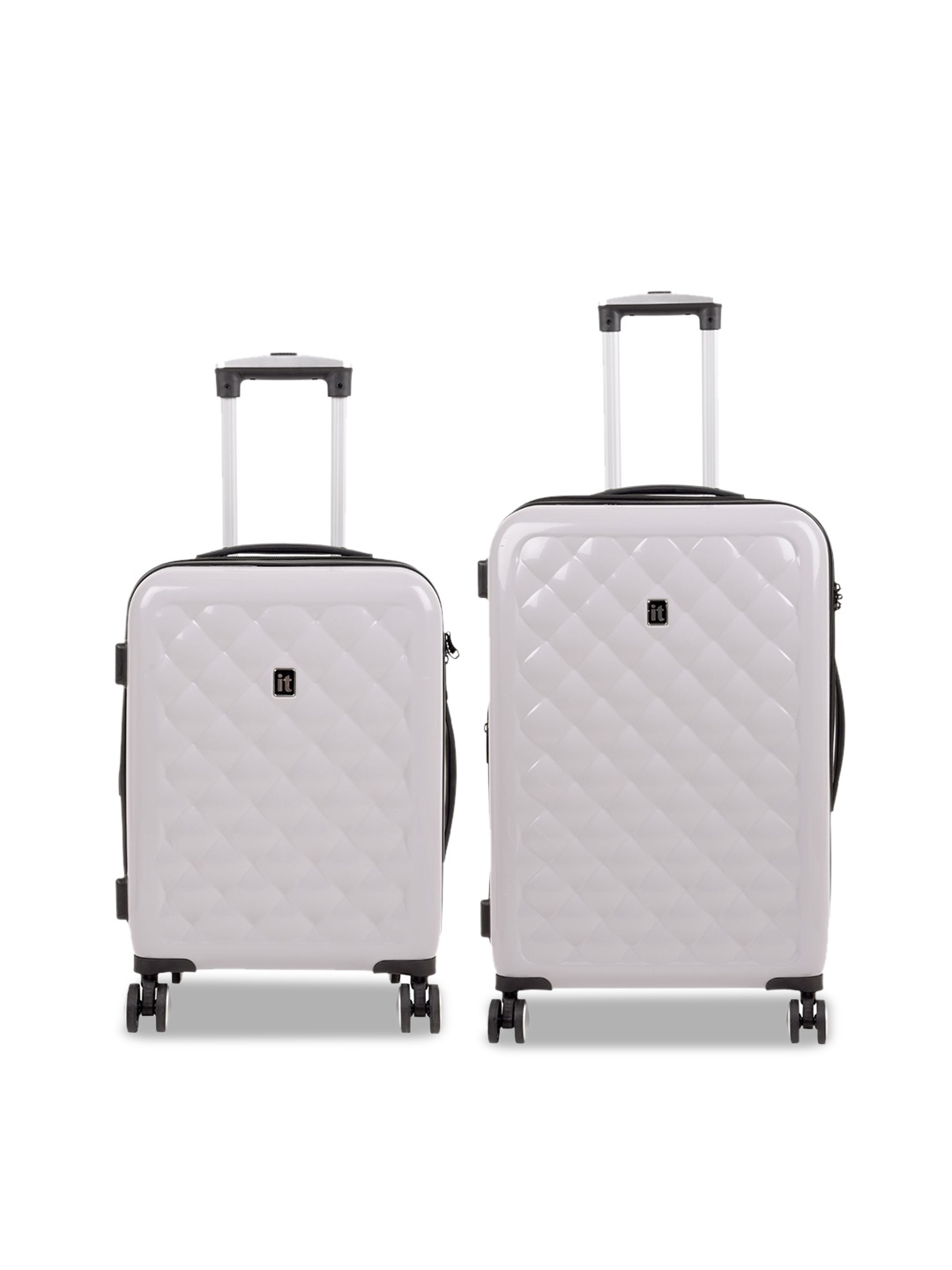 

IT luggage Fashion Glory Set Of 2 Hard Sided Trolley Bags, Grey