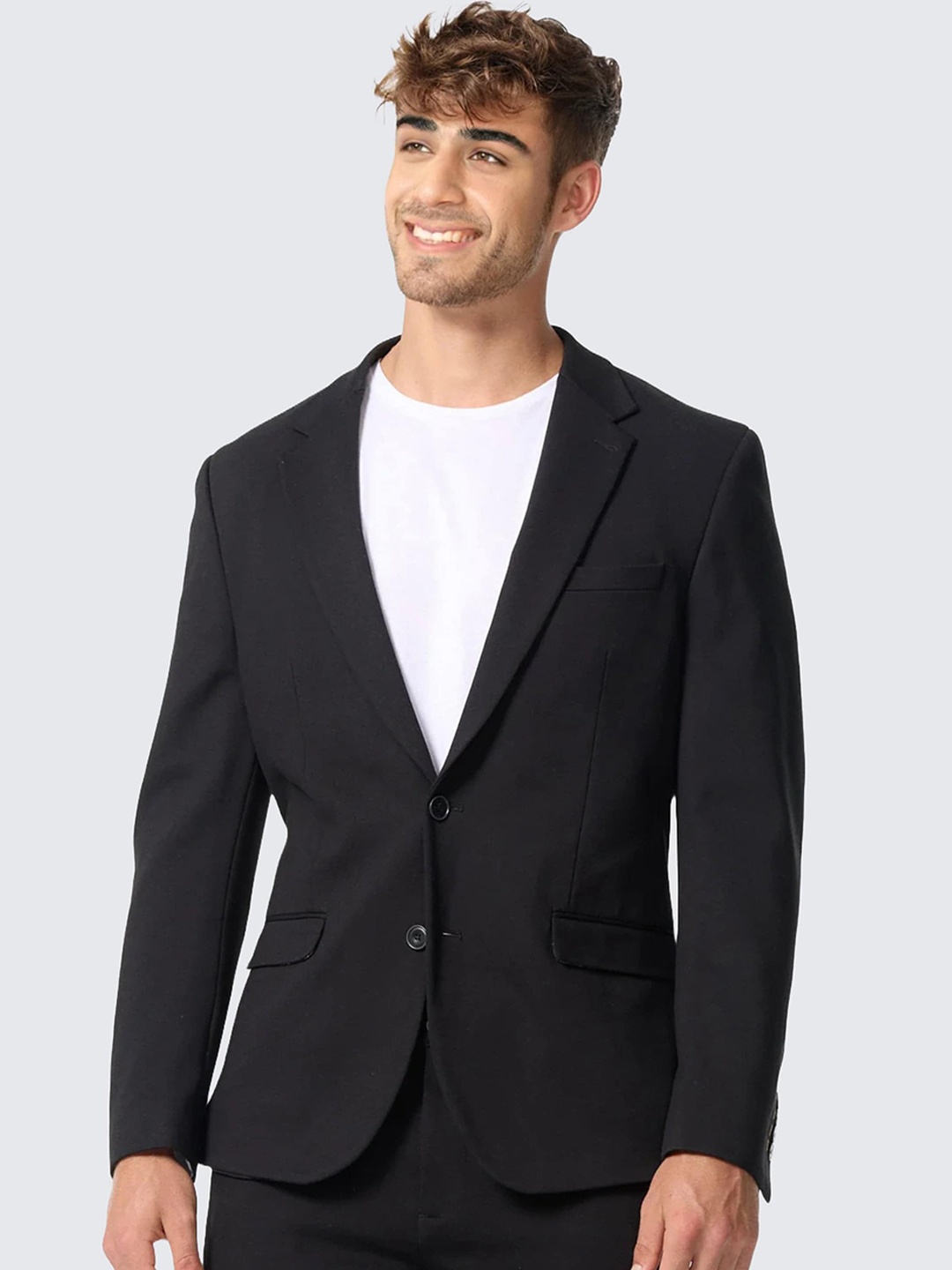 

BAESD womens Single-Breasted formal Blazer, Black