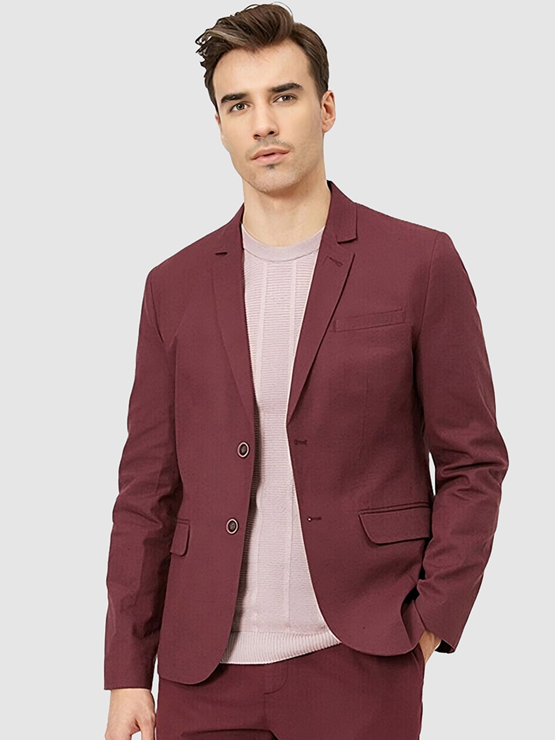 

BAESD men formal Blazer, Maroon