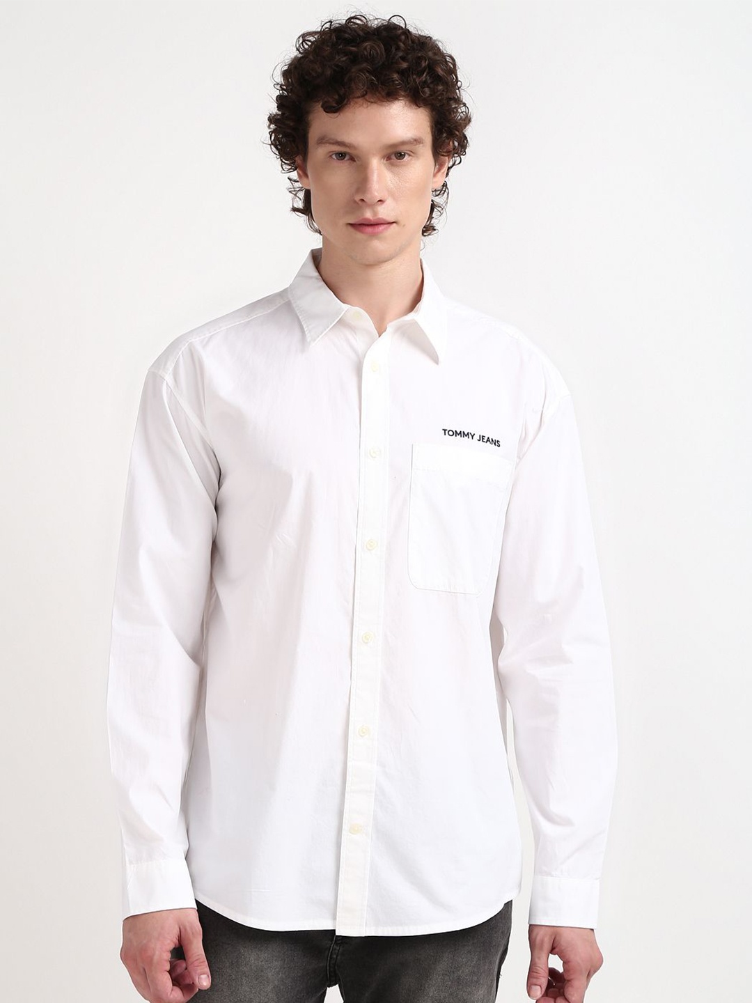 

Tommy Hilfiger Men Opaque Solid Casual Shirt, White